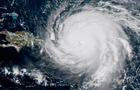NOAA National Weather Service National Hurricane Center image of Hurricane Irma approaching Puerto Rico 