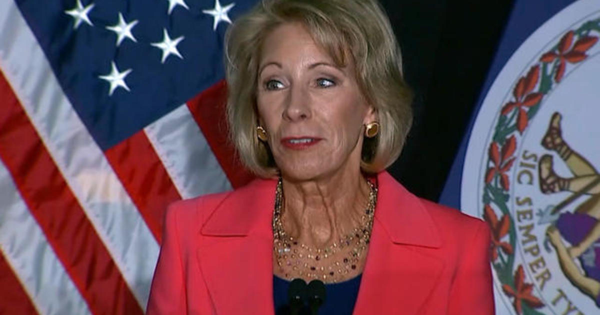 Betsy Devos To Revamp Title Ix Policies On Sexual Assault Cbs News