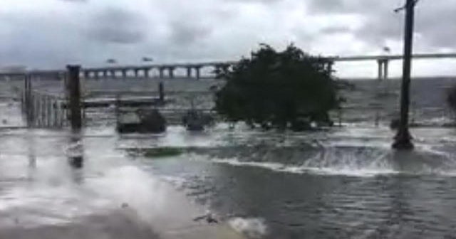 Irma's storm surge hits Jacksonville, Florida CBS News