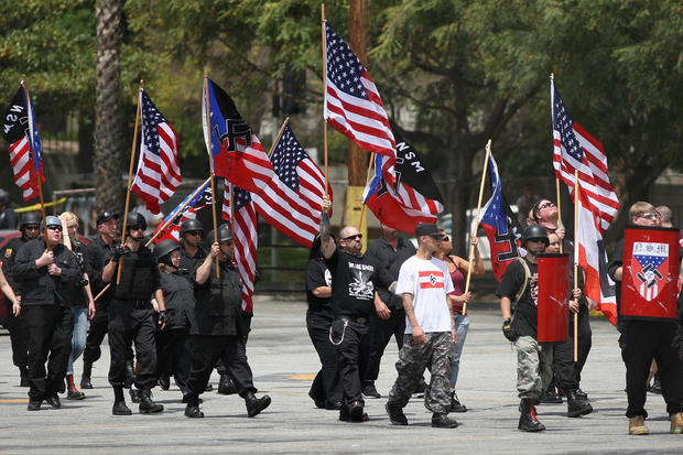 National Socialist Movement Holds Rally In Los Angeles 