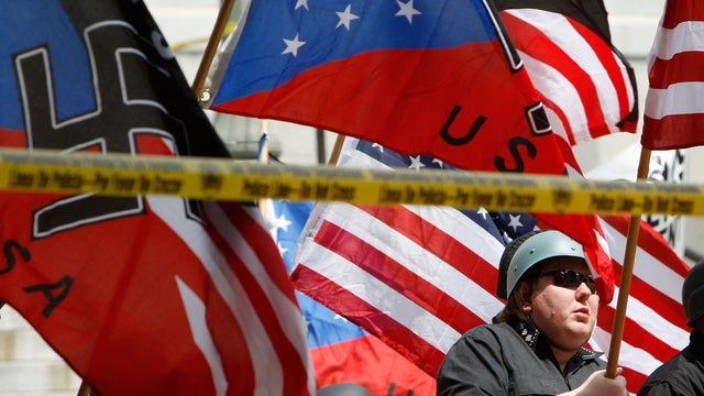 National Socialist Movement Holds Rally In Los Angeles 