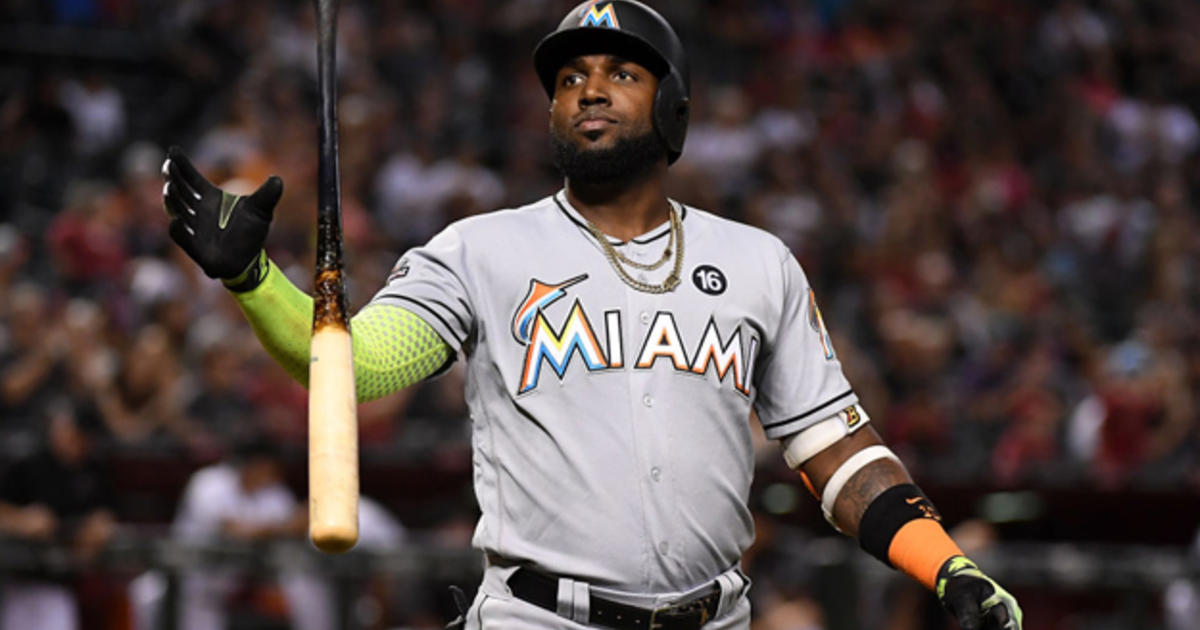 Download Marcell Ozuna With Giancarlo Stanton Wallpaper