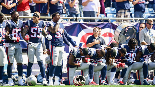National Anthem - Houston Texans v New England Patriots 