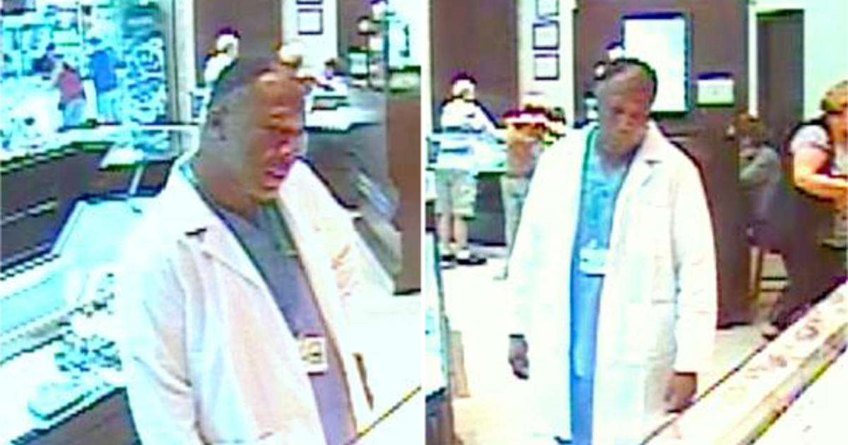 Police Man Dressed As Medical Worker Steals 37 500 Rolex From Nj Mall Jewelry Store Cbs New York