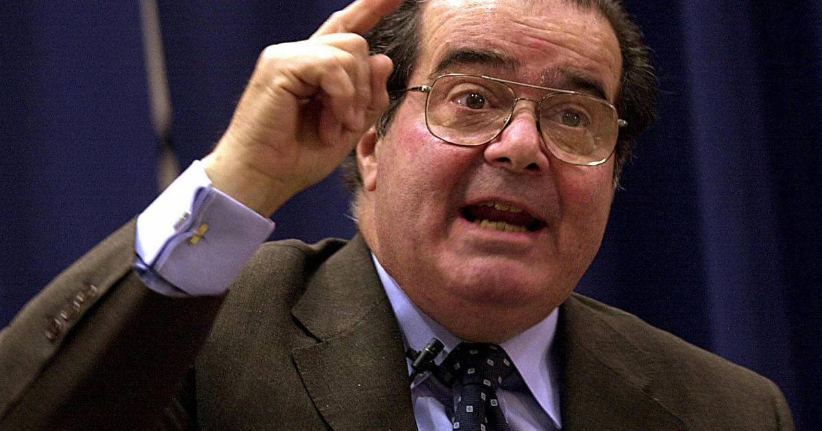 In My Opinion Justice Antonin Scalia Speaks Cbs News 