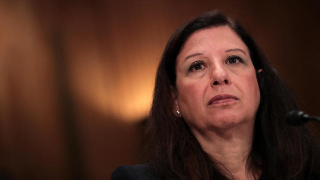 Acting Secretary of Homeland Security Elaine Duke testifies during a Senate Committee on Homeland Security and Governmental Affairs hearing Sept. 27, 2017, in Washington. 