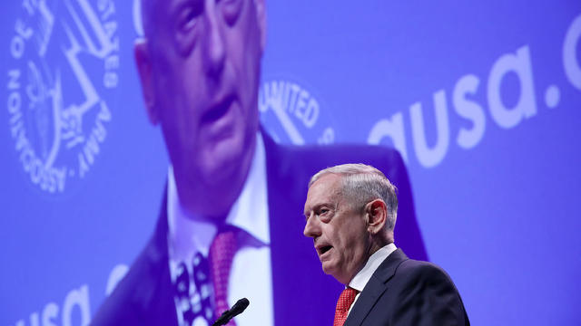 Defense Secretary Mattis Addresses Association Of The U.S. Army Meeting 