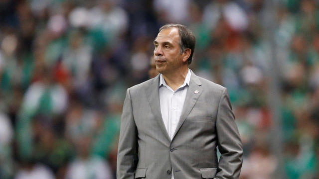FILE PHOTO: U.S. men's national soccer team coach Bruce Arena looks on during Mexico v U.S. World Cup 2018 Qualifiers match at Azteca Stadium Mexico City 
