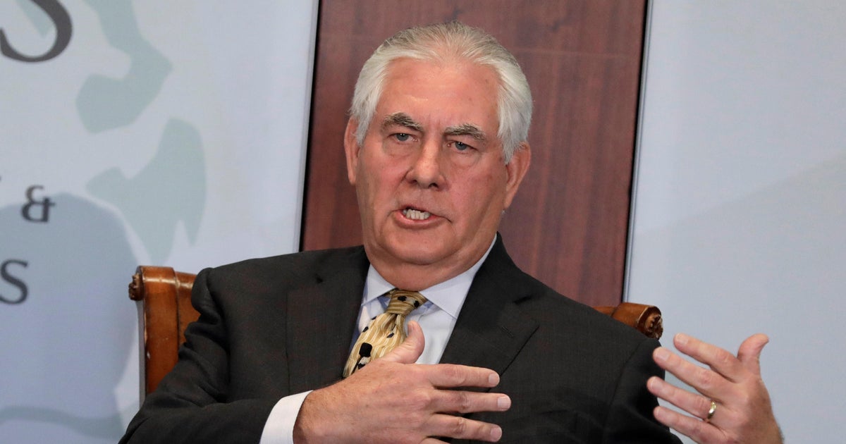 Report White House plans to force Rex Tillerson out as secretary of