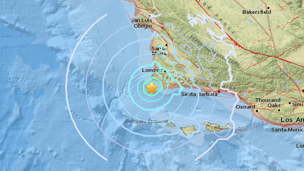 Lompoc Santa Barbara Earthquake 