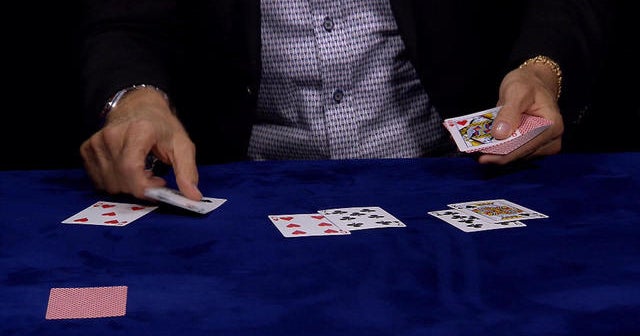 Blind magician Richard Turner on manipulating cards