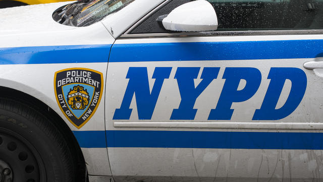 Detail New York Police car 