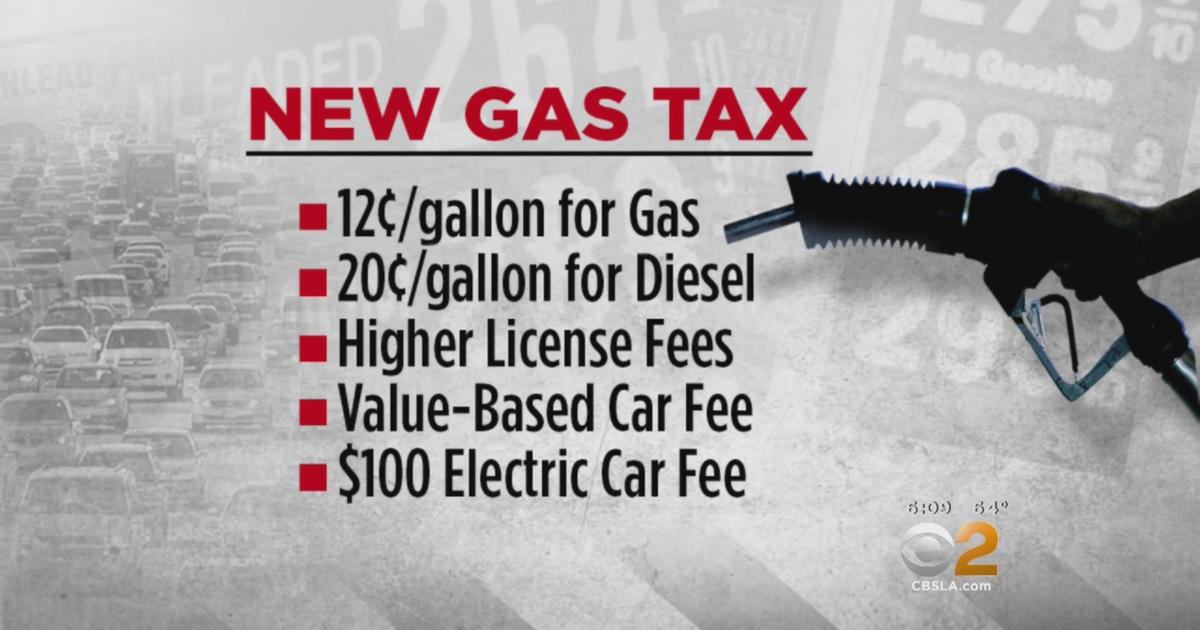 California Gas Tax Increase Kicks Off Wednesday CBS Los Angeles