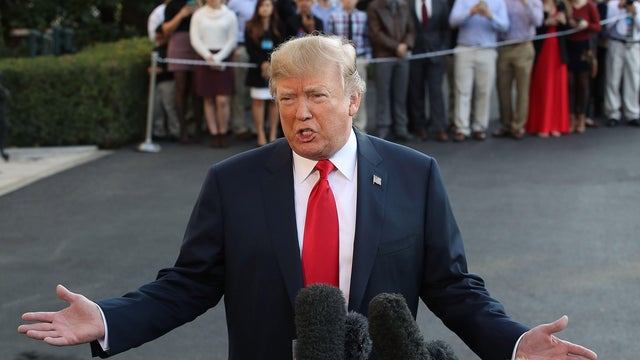 President And Mrs Trump Depart White House For 11-Day Trip To Asia 