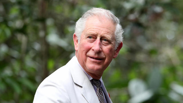 Prince Charles is seen during a visit to the Semenggoh Wildlife Center, a rehabilitation center for orangutans found injured in the wild or rescued from captivity, on Nov. 6, 2017, in Kuching, Sarawak, Malaysia. 