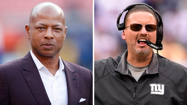 Jerry Reese and Ben McAdoo 