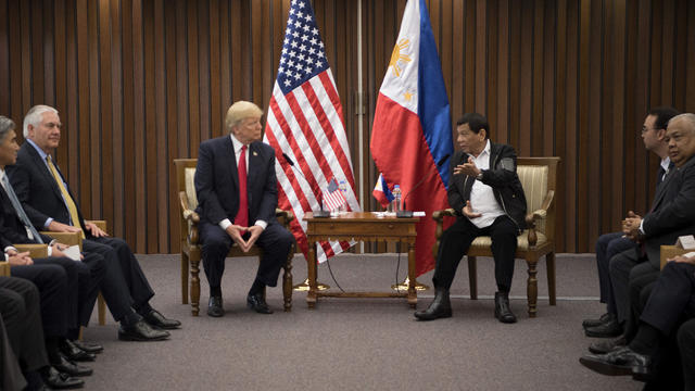 U.S. President Donald Trump participates in the U.S.-ASEAN Summit in Manila, 