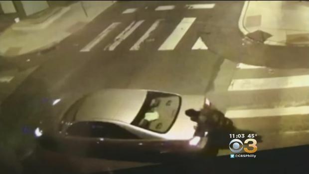 Hit-And-Run Driver Slams Into Parked Cars Then Has Trouble Fleeing 
