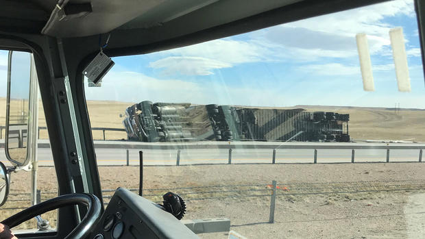 Semis Blown Over 2 (I-25, from Laramie County Fire Distrct #1) 