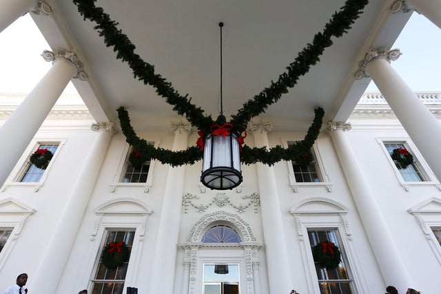 The White House Previews Its Holiday Decorations 