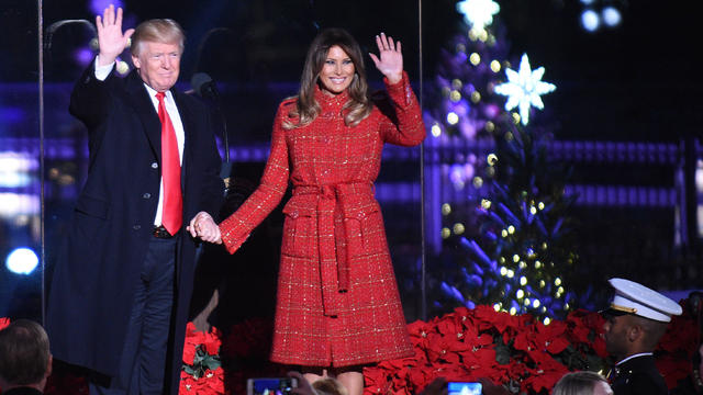 Christmas decor at the White House in Washington 