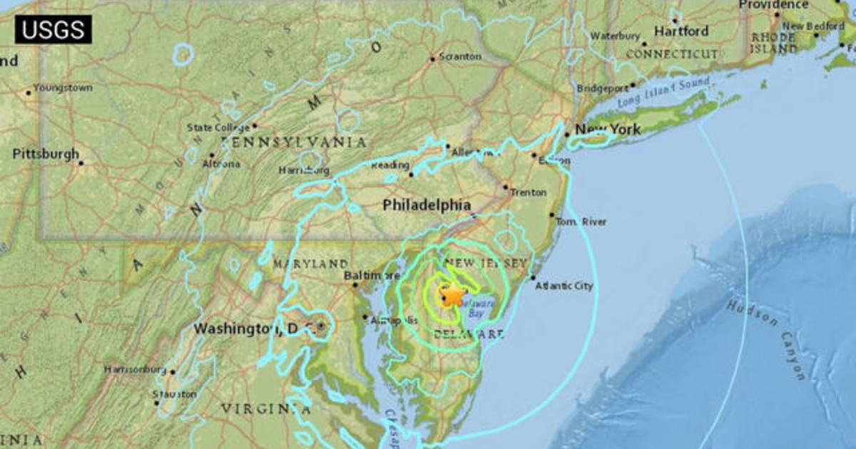 Earthquake felt in the Northeast CBS News