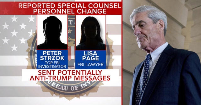 Why FBI agent was removed from Robert Mueller's team - CBS News