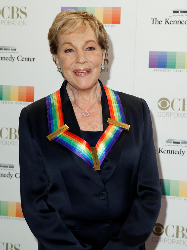 Singer and actor Julie Andrews arrives for the Kennedy Center Honors in Washington 