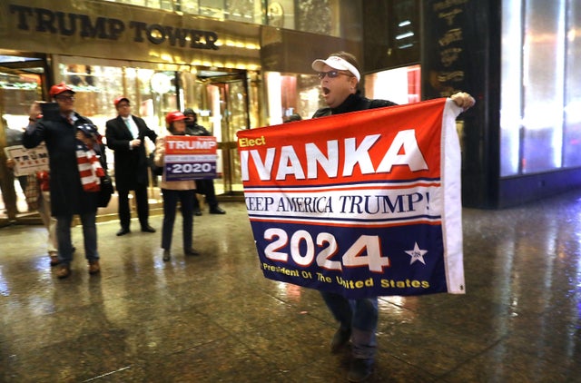 Protests Mark One Year Since Trump Was Elected President