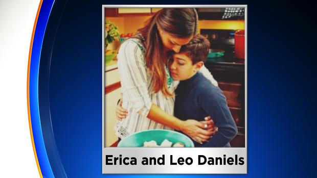 Erica Daniels and her son, Leo. 