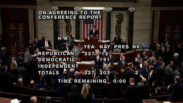 House passes GOP tax bill 