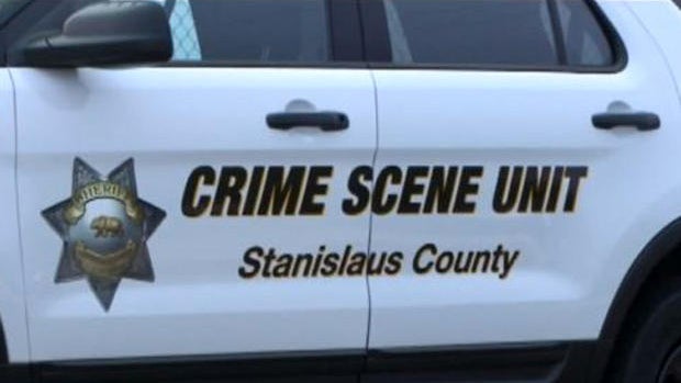 A crime scene unit for the Stanislaus County Sheriff's Department is seen in California. 