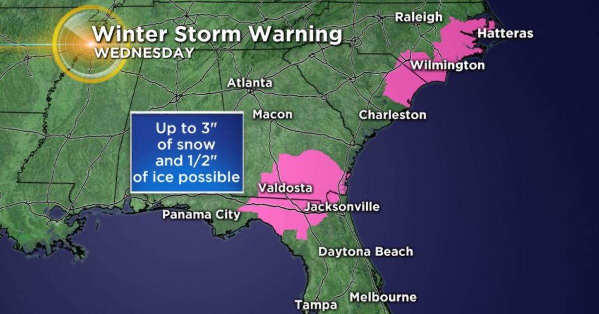 Winter Storm Warning Issued For Florida CBS Colorado