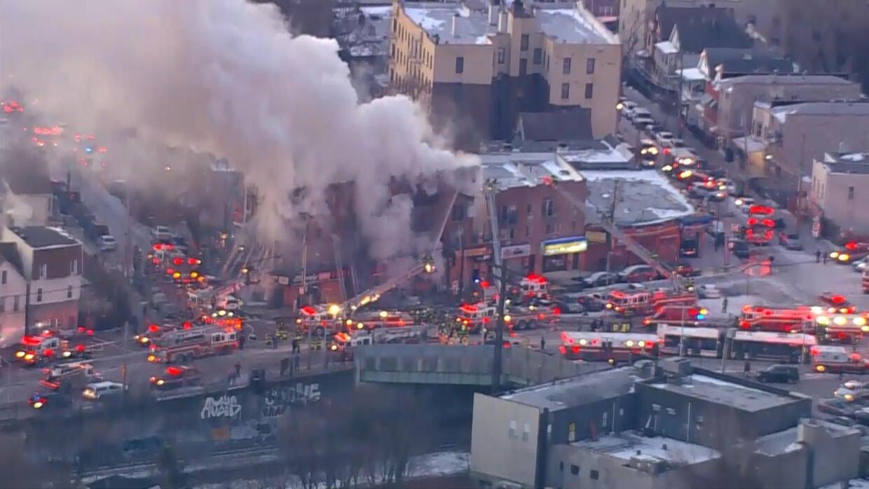 Fire in the Bronx, NY, today: At least 23 hurt - CBS News