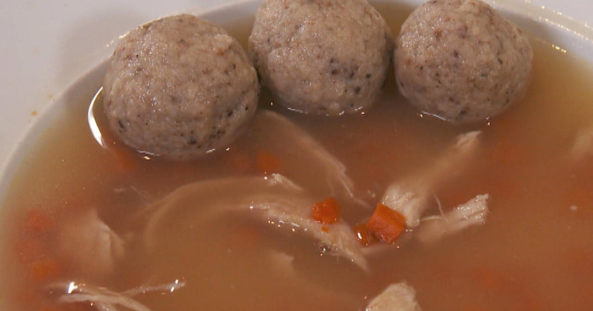 Recipe Benny's Matzo Ball Soup CBS News