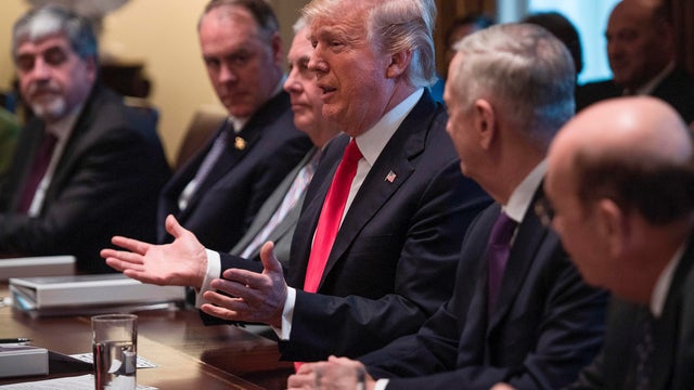 President Trump holds a Cabinet Meeting at the White House 