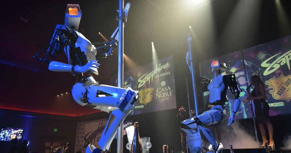 1200px x 630px - Robot Stripper Display Raises Questions At CES - CBS Sacramento