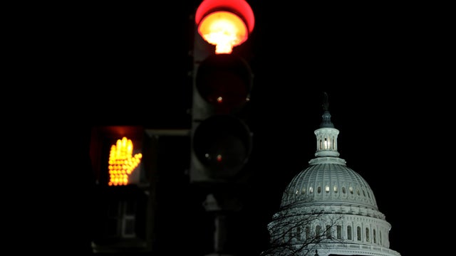U.S. Capitol is seen shortly after beginning of the Government shutdown 
