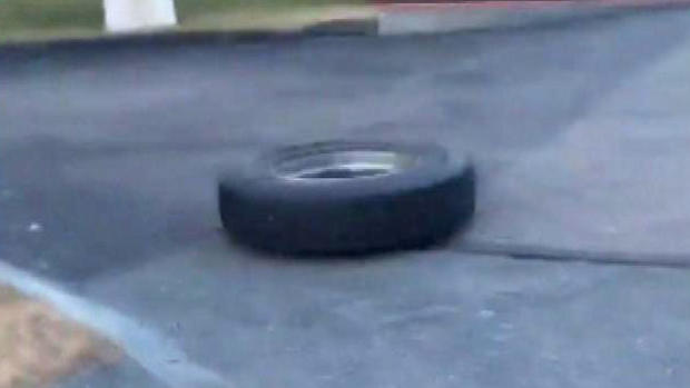 Flying tire 