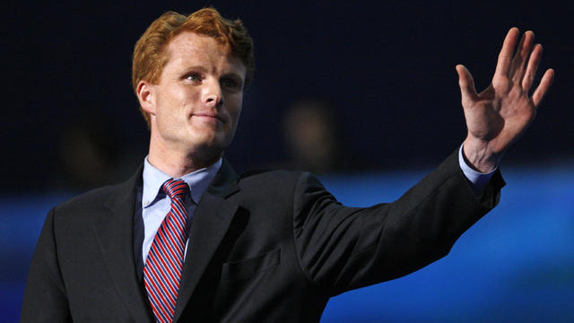 Kennedy III waves during his address at the Democratic National Convention in Charlotte 