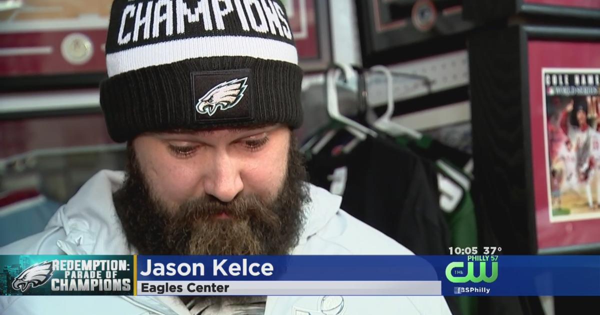 Philly Icon Jason Kelce Meets With Fans, Reacts To Reception Of Epic Speech - CBS Philadelphia