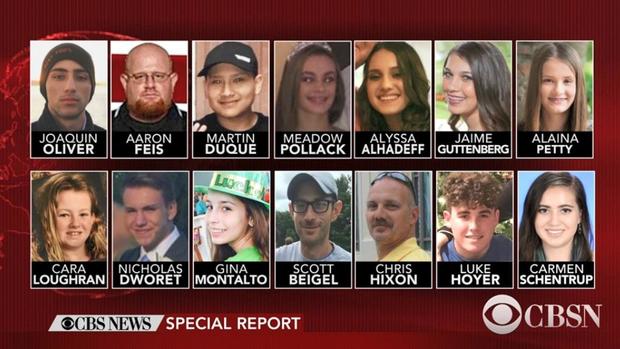 Florida school shooting victims identified by authorities 