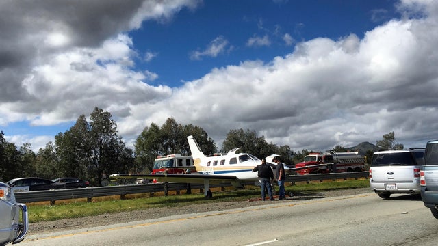 Plane On Highway 