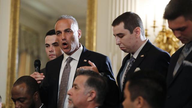 U.S. President Donald Trump hosts a listening session with high school students and teachers to discuss school safety at the White House in Washington 