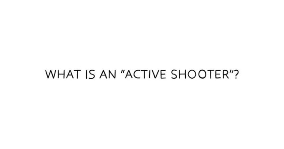 Video Shows How To Survive Active Shooter Cbs News
