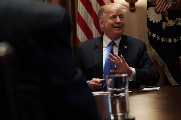 President Trump Holds Meeting With Bipartisan Congress Members To Discuss School Safety 