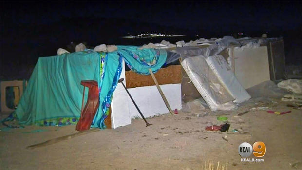 Joshua Tree Couple Arrested for Squalid Living Conditions, Child Endangerment (CBS) 