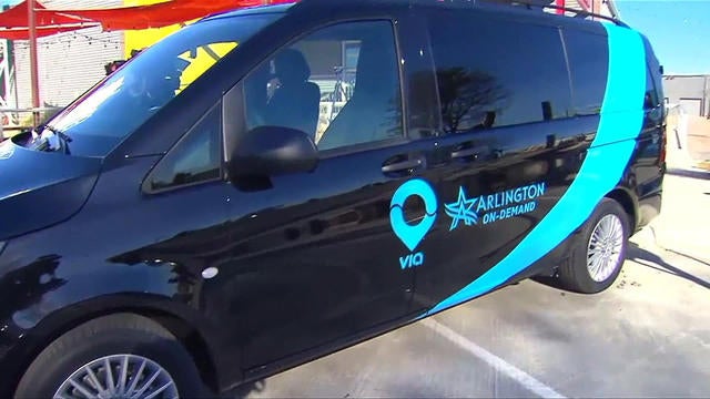 Texas city ditches buses for Via ride-hailing service - CBS News