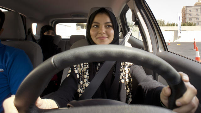 Saudi Women Steer The Wheel 