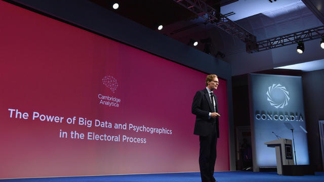 CEO of Cambridge Analytica Alexander Nix speaks at the 2016 Concordia Summit - Day 1 at Grand Hyatt New York on Sept. 19, 2016, in New York City. 